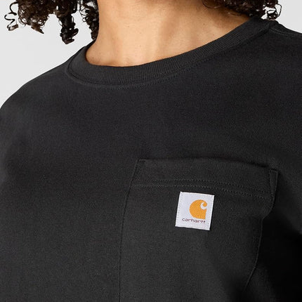 Carhartt Men's K87 Workwear Pocket Short Sleeve T-Shirt Work Utility, Black, XX-Large Plus