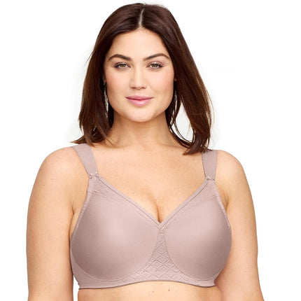 Glamorise MagicLift Seamless T-Shirt Wirefree Bra 1080 (Women's & Women's Plus) Taupe
