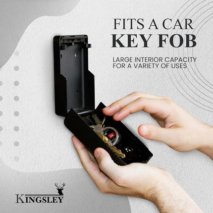 Kingsley Guard-a-Key Wall Mounted Lock Box, Realtor Key Storage Lock Box