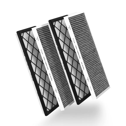 VION Model Y Front Trunk HEPA Carbon Air Filters Kit - (2x HEPA filters and 2x Carbon filters per package) - 4 packs per package with installation tools