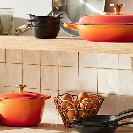 Juego de utensilios de silicona Le Creuset Craft Series con soporte de cerámica, 5 piezas, color blanco