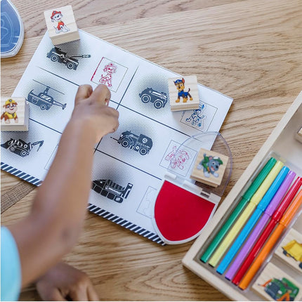 Melissa & Doug PAW Patrol Wooden Stamps Activity Set With Markers