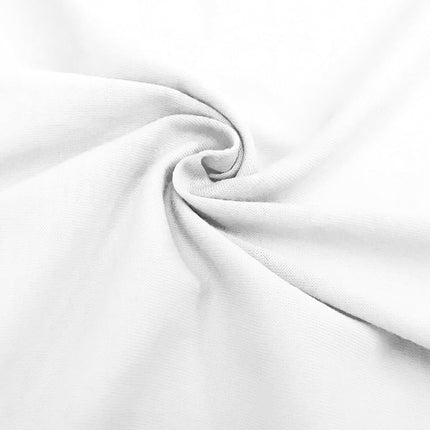 Sábana Ajustable de Punto Jersey 100% Algodón Natural para Pack N Play Playard de American Baby Company, Blanca, Suave y Transpirable, para Niños y Niñas
