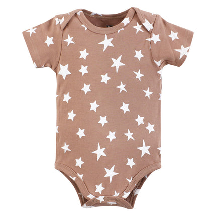 Hudson Baby Unisex Baby Cotton Bodysuits, Hot Air Balloon, 6-9 Months, Hot Air Balloon, 6-9 Months