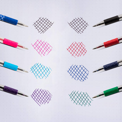 Bolígrafo Pentel R.S.V.P., trazo fino, tinta violeta, paquete de 2 (BK90BP2V)