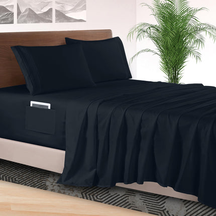 Elegant Comfort 4-Piece Bed Sheet Set - Luxury Bed
