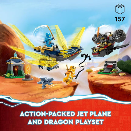 LEGO 71798 Ninjago Nya and Arin's Baby Dragon Battle 4+ 157 Pieces Perfect for Young Builders