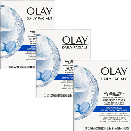 Olay Daily Facial Cleansing Cloths for a Deeply Pu