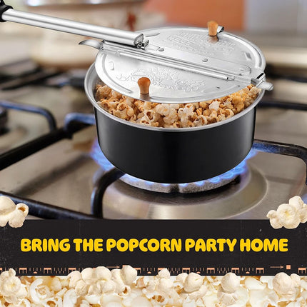 6252 Great Northern Popcorn Pit Popper Campfire Firepit Popcorn Popper - Theater Popcorn Outdoors!