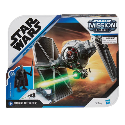 Hasbro Star Wars Mission Fleet Stellar Class Moff Gideon Outland Tie Fighter Attack Of The Empire 6 Cm Tall Figure And Vehicle, Kids Aged 4 And Up