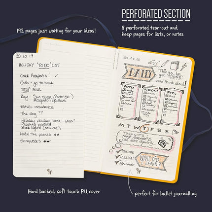 IF Bookaroo Notebook A5 Journal - Forest Green, 192 Pages, Faux leather