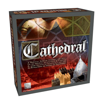Family Games Cathedral Classic Wood Strategy Board Game for 2 Players, Ages 8+