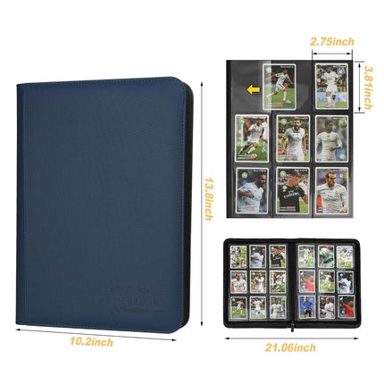 Foalgo Trading Card Binder, Card Collection Binder Album Folder with 720 Side Loading Pockets, 9 Pocket Trading Card Album Folder for TGC,MTG, Baseball Cards, Yugioh