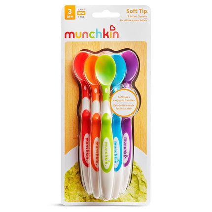 Munchkin Soft-Tip Infant Spoon, 6 Count