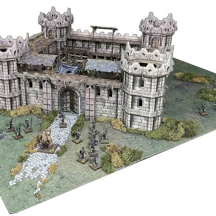 Battle Systems – Modular Fantasy Scenery – Perfect for Roleplaying and Wargames - Multi Level Tabletop Terrain for 28mm Miniatures – Colour Printed Model Diorama – (Citadel)