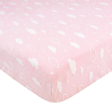 TL Care Heavenly Soft Chenille Fitted Crib Sheet, 