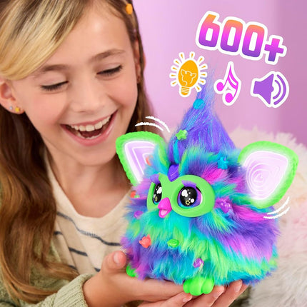 Furby Galaxy Glow in the Dark Interactive Plush Toy - English Version, Galaxie