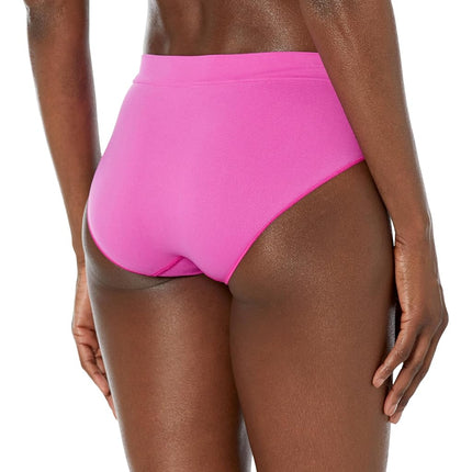 adidas Women's Seamless Brief Panties 3-Pack, Black With Stripes/Peach Whip/Semi Lucid Fuchsia, S