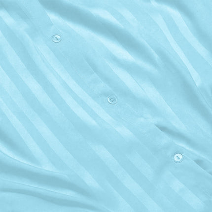 Elegant Comfort Silky-Soft 1500 Thread Count Egyptian Quality Wrinkle-Free 3-Piece Duvet Cover Set, King/Cal-King, Light Blue/Aqua