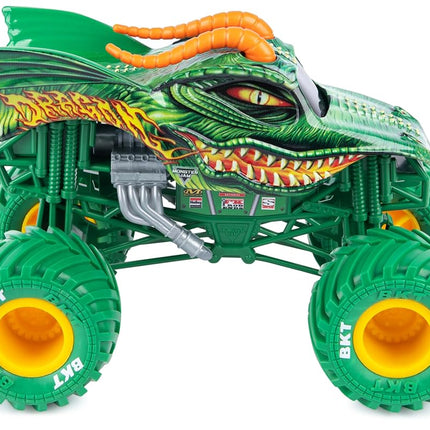 Monster Jam, Official Dragon Monster Truck, Collector Die-Cast Vehicle, 1:24 Scale, Kids Toys for Children Ages 3 and up