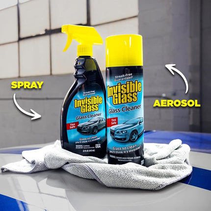Invisible Glass 91164-2PK Premium Glass Cleaner 19-Ounce Can 38 fl. oz 2 Pack