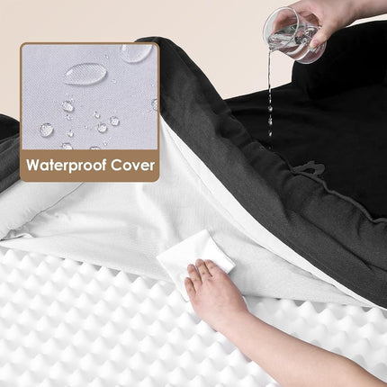 EHEYCIGA Orthopedic Dog Beds Large Sized Dog, Waterproof Washable Pet Bed
