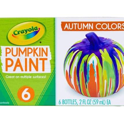 Crayola Pumpkin Paint Set Acrylic Paints in Autumn