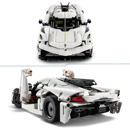 LEGO KOENIGSEGG JESKO ABSOLUT WHITE HYPERCAR