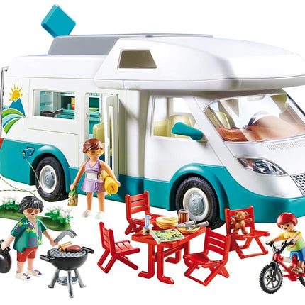 Playmobil 70088 Family Camper 135 Pieces Camping Playset for Ages 4+