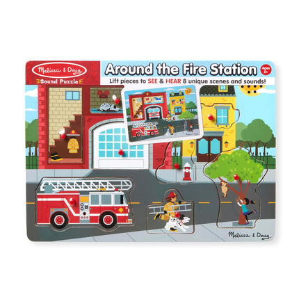 Around the Fire Station Sound Puzzle [Toy] [May 18, 2016] Melissa & Doug