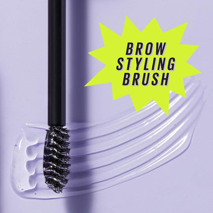 Maybelline Super Lock Brow Glue Eyebrow Gel, Lightweight and Waterproof Tinted Brow Gel For Up To 24HR Hold, Medium Brown, 1 Count