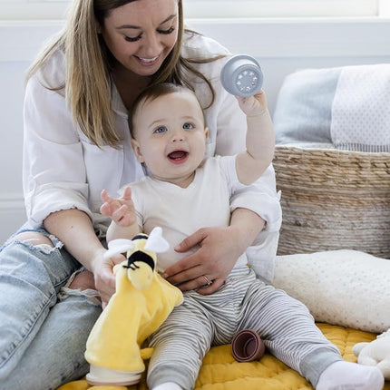 Burt's Bees Baby - Conjunto de camisa y pantalón para bebé, conjunto de dos piezas para la parte superior e inferior, cesta de regalo para bebé, niños pequeños, gris, 2 piezas, 6-9 meses