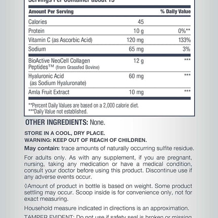 NeoCell Derma Matrix Collagen Skin Complex Powder - Collagen Types 1 & 3 - 6.46 Ounces (Packaging May Vary)
