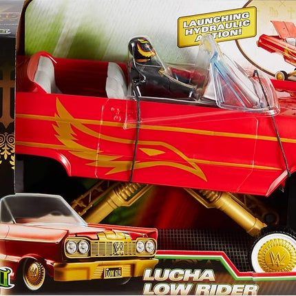 Mattel WWE Toy Vehicle & Rey Mysterio Action Fgure Set