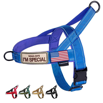 Annchwool No Pull Dog Harness with Soft Padded Han