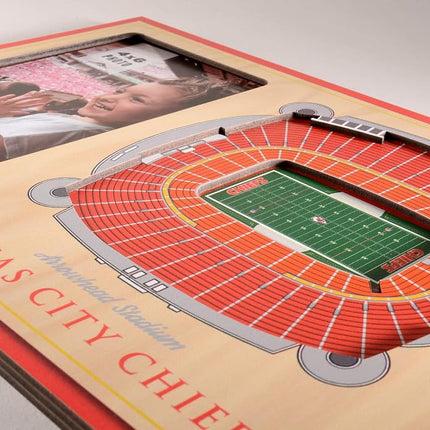 YouTheFan NFL Kansas City Chiefs 3D StadiumViews Picture Frame