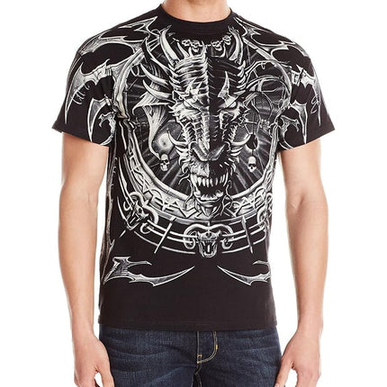Liquid Blue Unisex's shirtdragon 드래곤 캐처 티셔츠捕龍者 T 恤