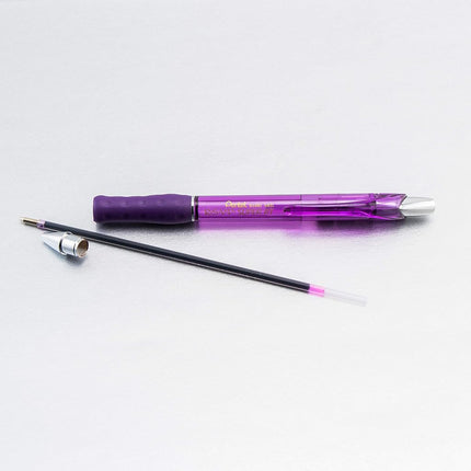 Bolígrafo Pentel RSVP Super RT, (1.0 mm) trazo medio, tinta violeta, caja de 12 (BX480-V)