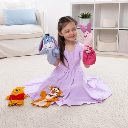 Melissa & Doug Winnie The Pooh Soft & Cuddly Hand Puppets Plush