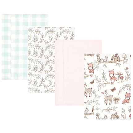 Hudson Baby Unisex Baby Cotton Flannel Burp Cloths