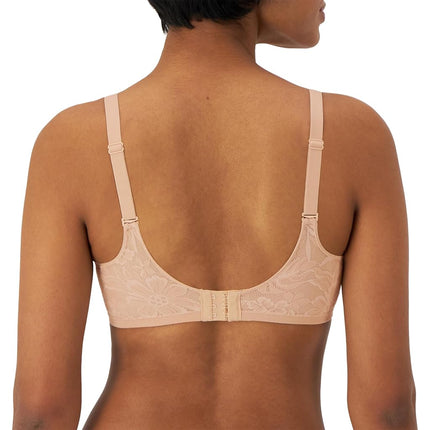 Bali Women's Breathe Lace Underwire, Breathable Modal Bra, Convertible Straps, Almond, 36C