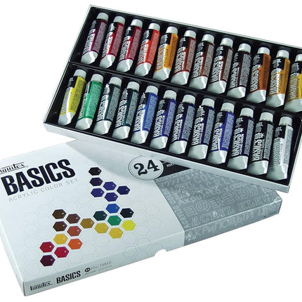 Liquitex 101024 Basics Acrylic Paint Tube 24-Piece