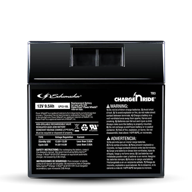 Schumacher TB3 12V 9.5AH Battery