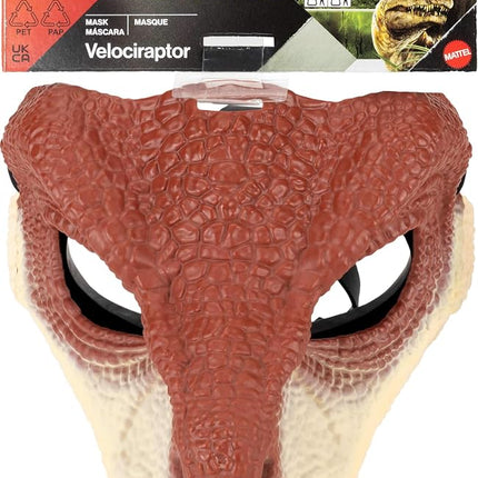 Jurassic World Rebirth Raptor Dinosaur Mask Toy for Kids Ages 4 and Up
