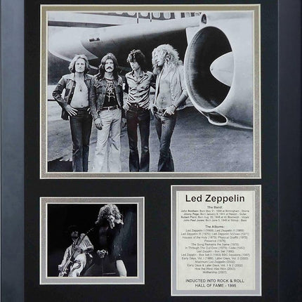 Legends Never Die Led Zeppelin Plane Framed Photo 