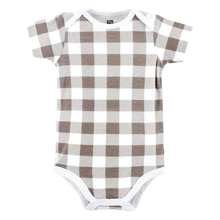 Hudson Baby Unisex Baby Cotton Bodysuits, Outdoorsy Cub, Preemie
