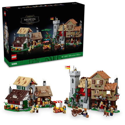 LEGO Icons Medieval Town Square Build and Display 