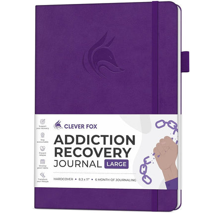 Clever Fox Addiction Recovery Journal, Daily Sobri