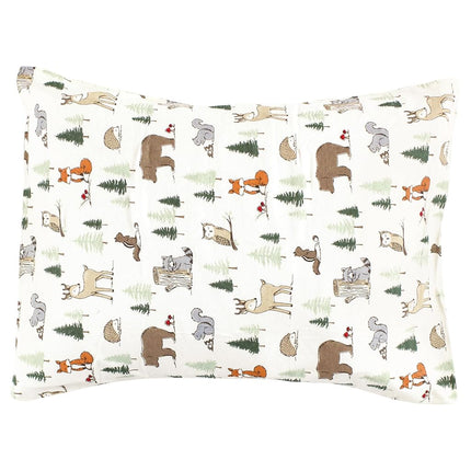 Hudson Baby Unisex Baby and Toddler Cotton Toddler Pillow Case, Forest Animals, One Size