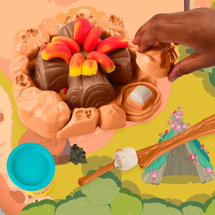 Play-Doh Bluey Goes Camping Playset with Campfire Themed Tools